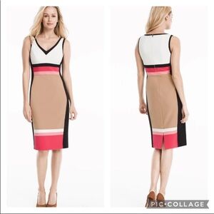 Colorblock Sleeveless Dress